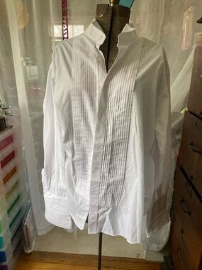 joseph & feiss white dress shirt Joseph Feiss Shirt White Dress Shirt 16 34/35